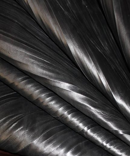 چرم پلیسه مشکی